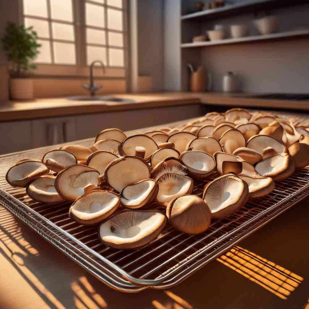 how to dry mushrooms
